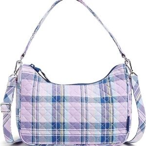 NWT Vera Bradley Cotton Frannie Crescent Crossbody Purse